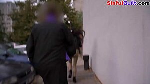 Pickedup euro fucks priest in van after stealing