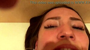 Pretty Kate Quinn Contrasts Innocence With Hard Fucking And Facial