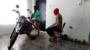 innocent neighbor surprises with unexpected action