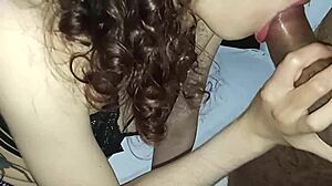 real couple boyfriend cums inside teen pussy during rough sex