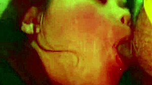 filipina maid serves boss with mouth and hairy pussy when wife absent