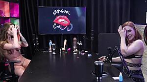 Does tati weg have naughty chat on sensualcast part 2 with anal talk?
