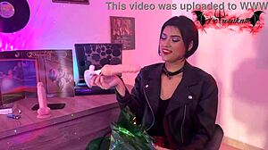 nana cosplay deep throats and rides thick cock