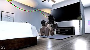 black thot stretched wide by bbc