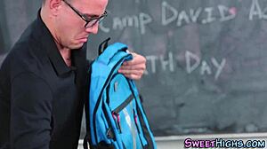 Busty College Milf Rides and Blows Hard Dick!