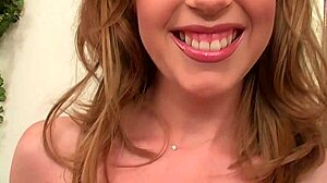 blonde girl in high heels takes double penetration!