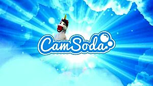 huge natural tits wild fingering on cam!