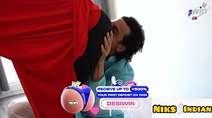 Hijabi muslim wife cheats with hindu boy for rough fucking