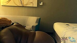Hotel Throat-Fuck With Facial Ending No Audio. Big Black Cock Involved.