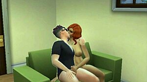 Detailed Sex with Redhead Slut Featuring Anal, Assfucking, Bent Over, Blowjob, Cowgirl, Doggystyle, Pussy, Riding, and Small Tits