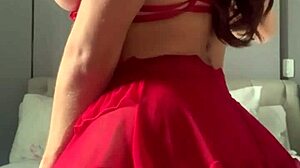 I crossdress in fishnets for solo video call, showing pussy and cock, but with errors