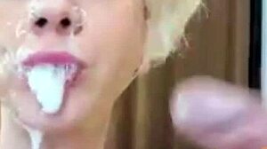 White girl loves sloppy deepthroat milkybabes 😘