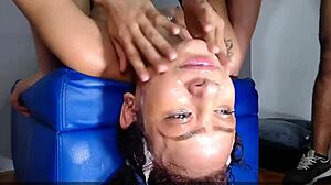 sloppy hardcore deepthroat facial fuck destroyed latina