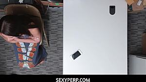 Criminal Avi Love sucking cock deep