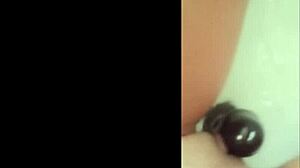 My Shaved Pussy And A Nice Dildo