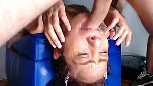 sloppy hardcore deepthroat facial fuck destroyed latina