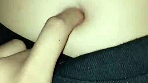 Pecking Her Belly Button While She Rides Me