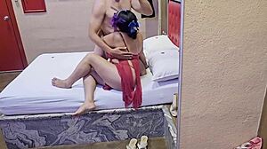 con mi madura en hotel