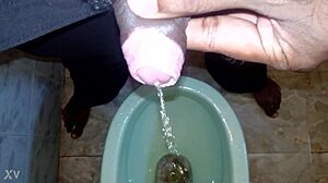 Boy Watches Black Man Pee