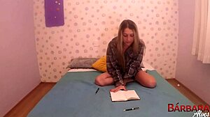 Naughty stepdaughter kaya deceives father o sulista and stepmother barbara with blowjob