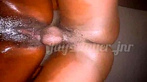 Petite African Hairy Pussy Stretched