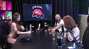 Does tati weg have naughty chat on sensualcast part 2 with anal talk?