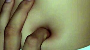 Pecking Her Belly Button While She Rides Me