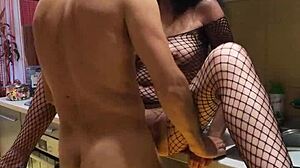 Is this the best sex you've ever had in the kitchen?