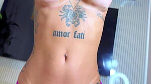 redhead skinny girlfriend twerks on friend's big cock in short shorts with full anal penetration