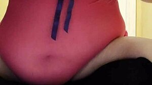 chubby fox solo bad dragon playing with cum lube