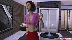 japanese step sister and step brother share a close moment