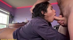 Tiny Latina Girlfriend Assfucked Roughly by Boyfriend