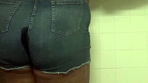 Teen Pees Then Farts Loudly In Bathroom