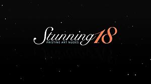 Beautiful slut Solana strokes her tight shaved pussy