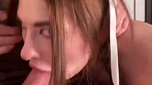 Gerageyn Delivers Hot Sloppy Blowjob on Big Dick