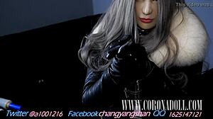 self-bondage leather nylon