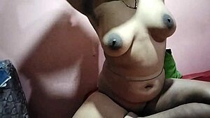 Skinny amateurs with big natural tits engage in fun fucking. Saggy small tits contrast in the action