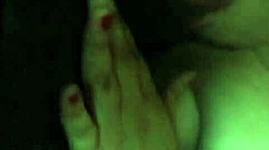 this bbw chats casually while enjoying the big black cock