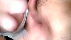 Watch horny blonde suck and jerk big cock