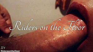 Beautiful Lips Suck and Tease Wet Cock Close Up