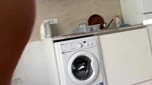 Deri Ceketli Sıcak Genç Kadınla Hızlı Seks POV