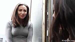 Married Lesbians Anal Toys Cleaning Lady