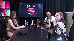 Does tati weg have naughty chat on sensualcast part 2 with anal talk?