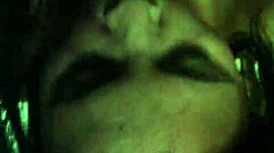 this bbw chats casually while enjoying the big black cock