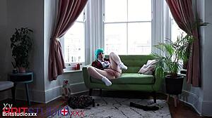 Hot British Alt College Student Plays With Her Pussy Until She Cums