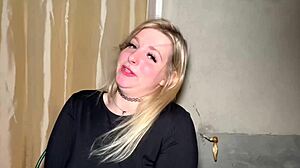 real french blonde threesome