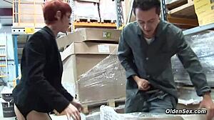 i love how mature redhead katy morlait gets anal fucked by big dick in condom