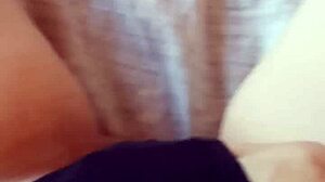 Gretala In Hairy Black Slip