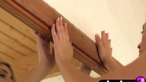 erotic posing session with big ass milf model manda kay in amazing lingerie