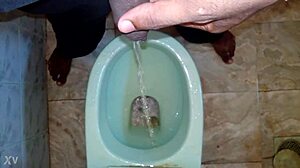 Boy Watches Black Man Pee